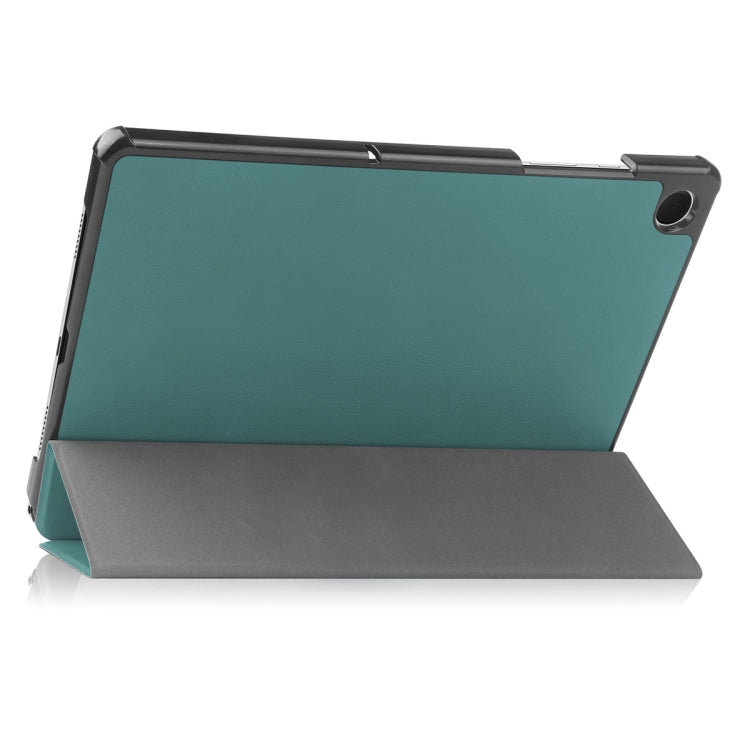 For Samsung Galaxy Tab A9+ 11.0 ENKAY Tri-fold Custer Texture Leather Smart Tablet Case(Light Blue) - free shipping - PMc TechLife - Order now!