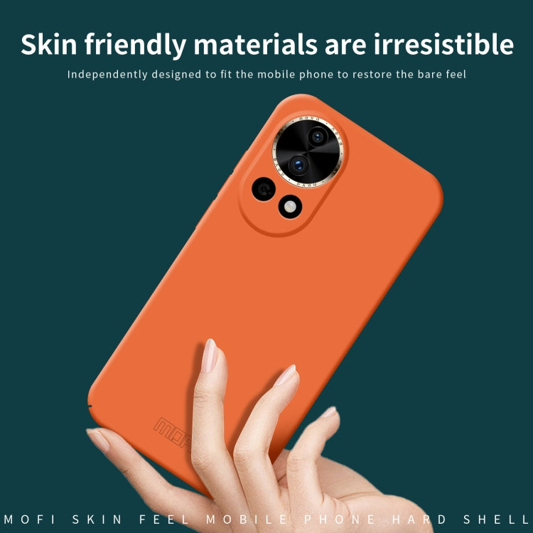 For Huawei nova 12 MOFI Qin Series Skin Feel All-inclusive PC Phone Case(Black) - Huawei Cases by MOFI | Online Shopping South Africa | PMC TechLife | Buy Now Pay Later Mobicred