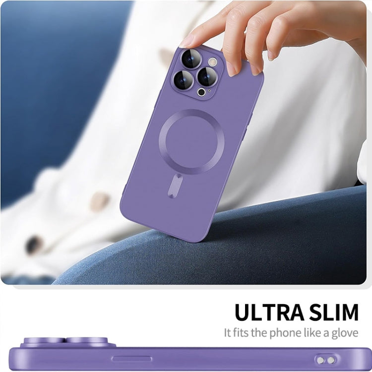 For iPhone 15 Pro ENKAY MagSafe Matte TPU Phone Case with Lens Film(Green) - iPhone 15 Pro Cases by ENKAY | Online Shopping South Africa | PMC TechLife