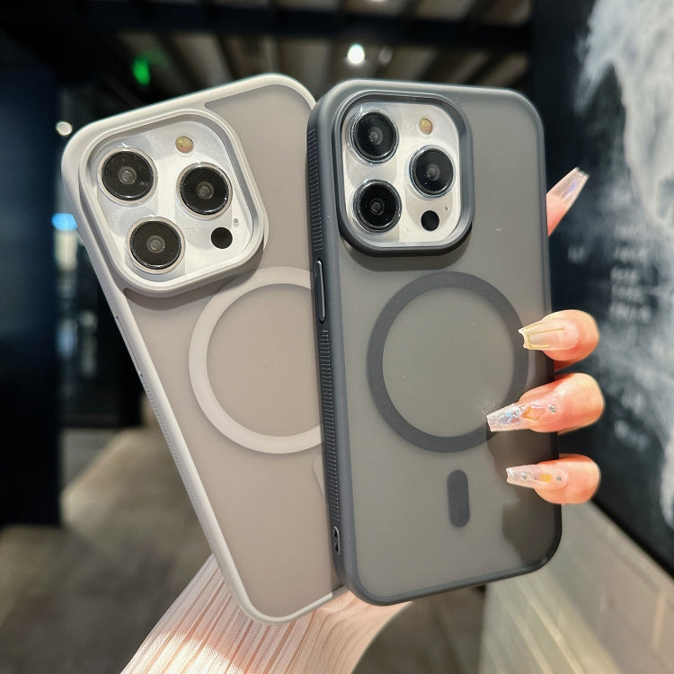 For iPhone 16 Plus Transparent TPU Hybrid PC Magsafe Phone Case(Blue) - iPhone 16 Plus Cases by PMC TechLife | Online Shopping South Africa | PMC TechLife | Buy Now Pay Later Mobicred