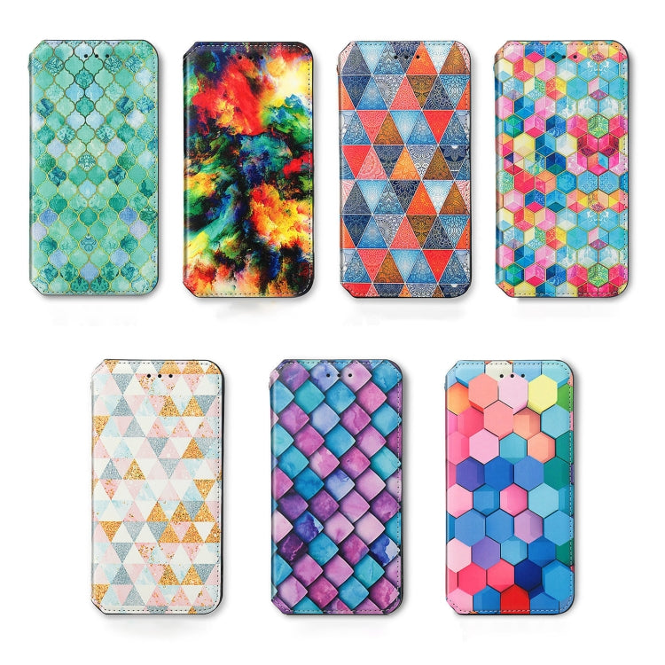 For Xiaomi 14 CaseNeo Colorful Magnetic Leather Phone Case(Emeralds) - 14 Cases by PMC Jewellery | Online Shopping South Africa | PMC Jewellery | Buy Now Pay Later Mobicred