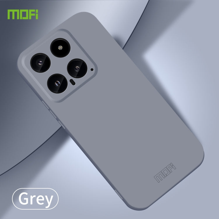 For Xiaomi 14 MOFI Qin Series Skin Feel All-inclusive PC Phone Case(Gray) - 14 Cases by MOFI | Online Shopping South Africa | PMC Jewellery