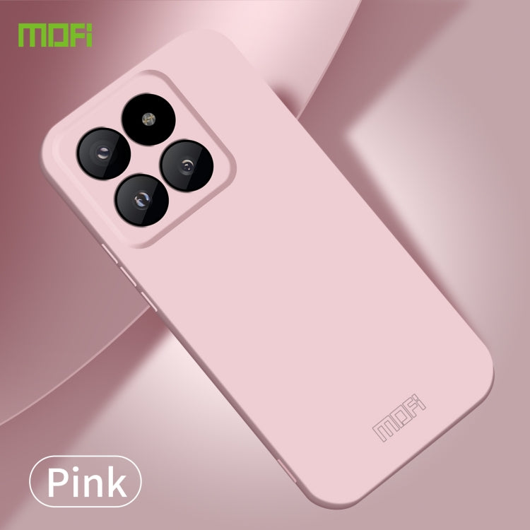 For Xiaomi 14 Pro MOFI Qin Series Skin Feel All-inclusive PC Phone Case(Pink) - 14 Pro Cases by MOFI | Online Shopping South Africa | PMC Jewellery