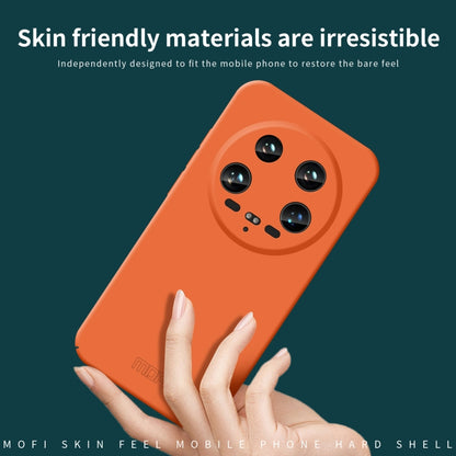 For Xiaomi 14 Ultra MOFI Qin Series Skin Feel All-inclusive PC Phone Case(Orange) - 14 Ultra Cases by MOFI | Online Shopping South Africa | PMC Jewellery