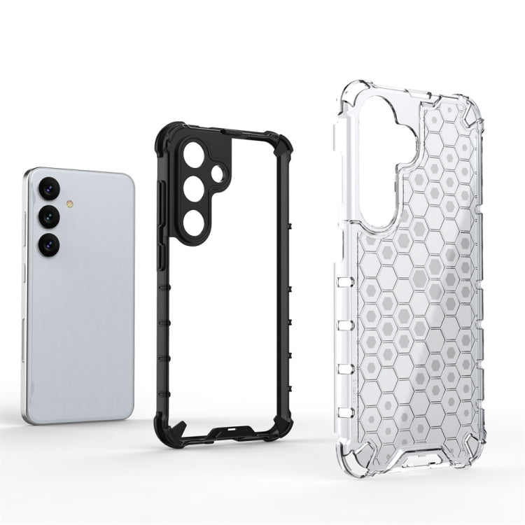 For Samsung Galaxy S24 5G Shockproof Honeycomb Phone Case(Black) - Galaxy S24 5G Cases by PMC TechLife | Online Shopping South Africa | PMC TechLife