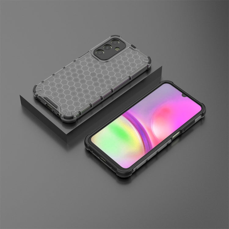 For Samsung Galaxy A25 5G Shockproof Honeycomb Phone Case(Black) - Galaxy Phone Cases by PMC TechLife | Online Shopping South Africa | PMC TechLife | Buy Now Pay Later Mobicred