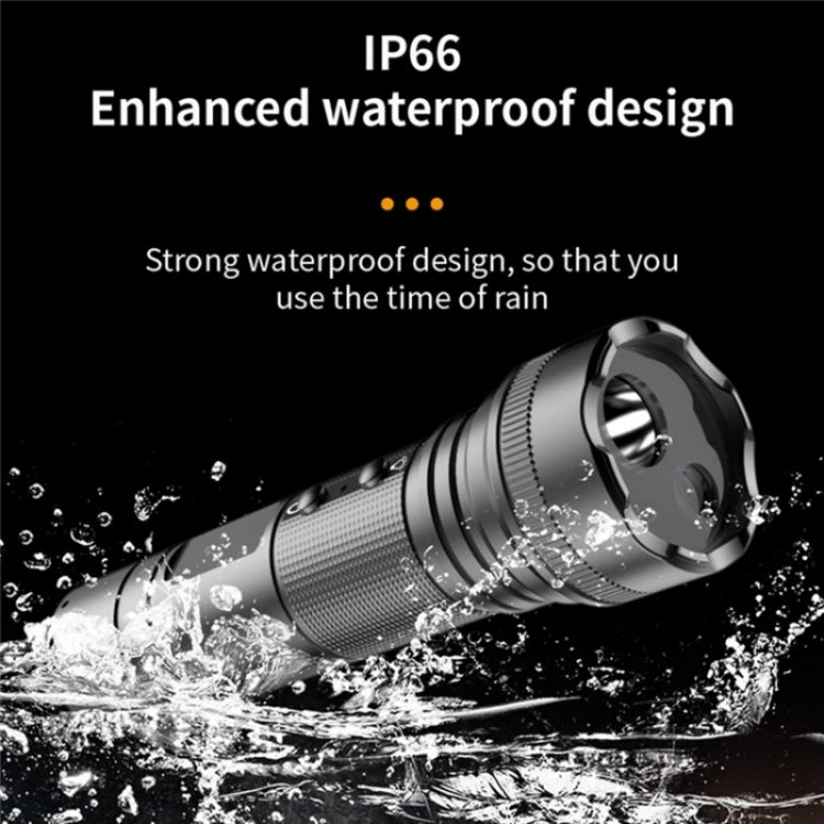 H66B 120-degree Wide Angle 4K Ultra HD Bike Helmet Camera Waterproof Flashlight Camcorder - Other Camera by PMC Jewellery | Online Shopping South Africa | PMC Jewellery | Buy Now Pay Later Mobicred