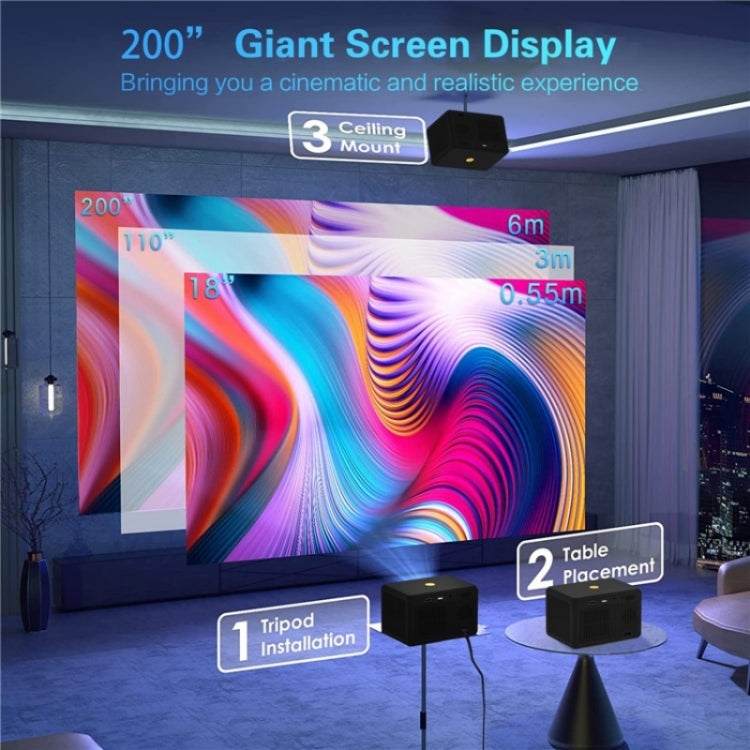 Y7 Portable HD Projector Media Player(US Plug) - LED Projector by PMC TechLife | Online Shopping South Africa | PMC TechLife | Buy Now Pay Later Mobicred