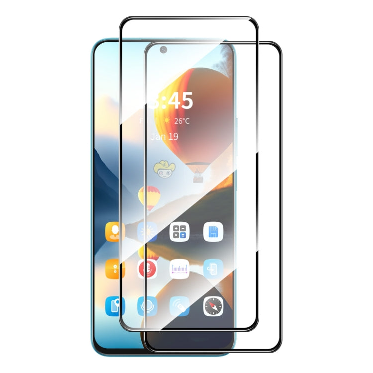 For Google Pixel 9 Pro 2pcs ENKAY Hat-Prince Full Glue High Aluminum-silicon Tempered Glass Film - Google Tempered Glass by ENKAY | Online Shopping South Africa | PMC Jewellery | Buy Now Pay Later Mobicred