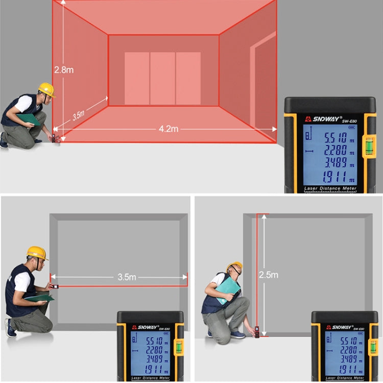 SNDWAY Handheld Laser Range Finder SW-E70 - free shipping - PMC Jewellery - Order now!