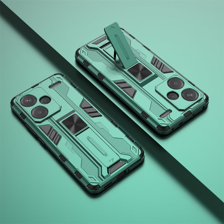 For Redmi Note 13 Pro+ Supersonic Armor PC Hybrid TPU Phone Case(Green) - Note 13 Pro+ Cases by PMC TechLife | Online Shopping South Africa | PMC TechLife | Buy Now Pay Later Mobicred