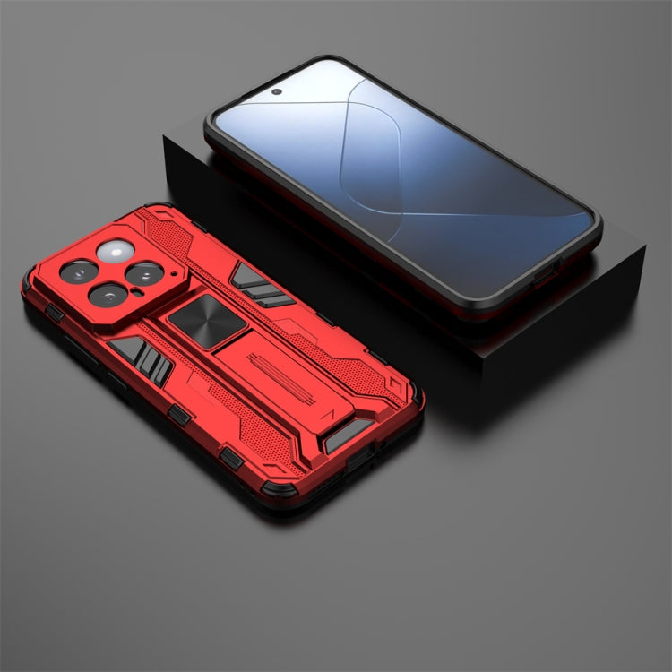 For Xiaomi 14 Supersonic Armor PC Hybrid TPU Phone Case(Red) - free shipping - PMC TechLife - Order now!