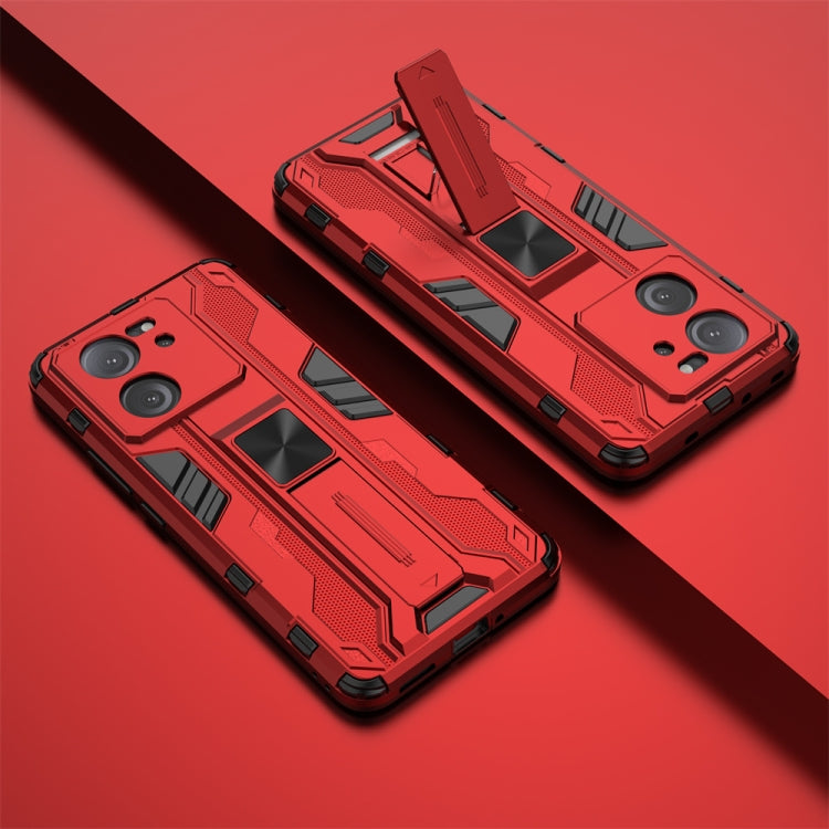 For Xiaomi 13T Supersonic Armor PC Hybrid TPU Phone Case(Red) - free shipping - PMC TechLife - Order now!