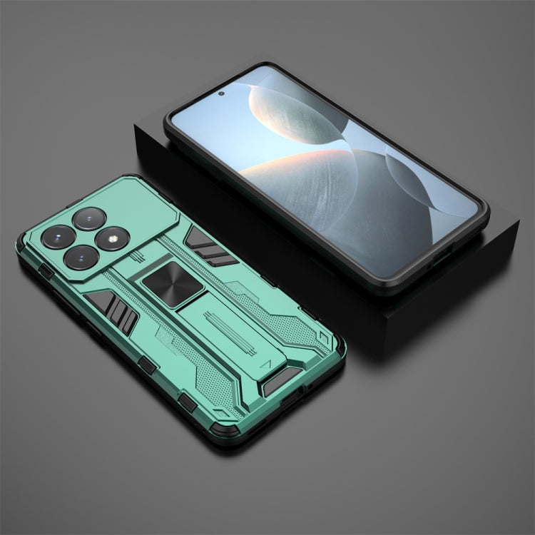 For Redmi K70 Supersonic Armor PC Hybrid TPU Phone Case(Green) - Xiaomi Cases by PMC TechLife | Online Shopping South Africa | PMC TechLife | Buy Now Pay Later Mobicred