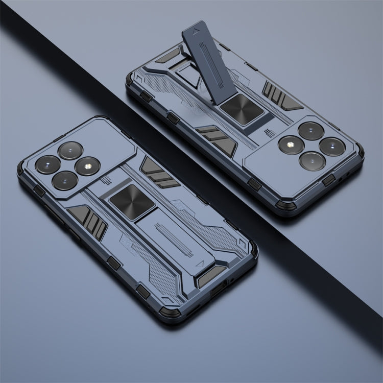 For Redmi K70 Pro Supersonic Armor PC Hybrid TPU Phone Case(Blue) - K70 Pro Cases by PMC TechLife | Online Shopping South Africa | PMC TechLife | Buy Now Pay Later Mobicred