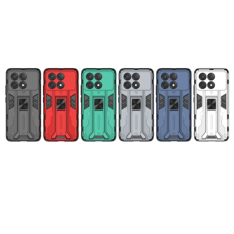 For Xiaomi Poco X6 Pro Supersonic Armor PC Hybrid TPU Phone Case(Blue) - free shipping - PMC TechLife - Order now!