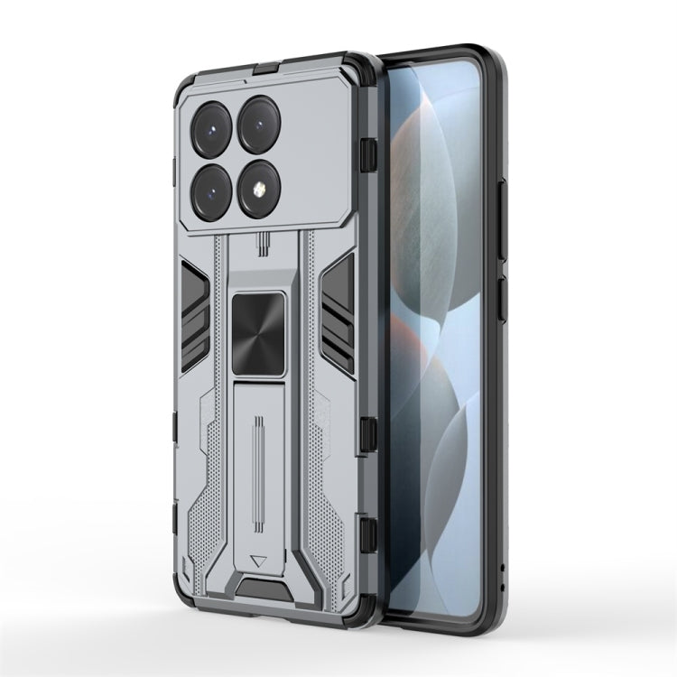 For Xiaomi Poco X6 Pro Supersonic Armor PC Hybrid TPU Phone Case(Grey) - free shipping - PMC TechLife - Order now!