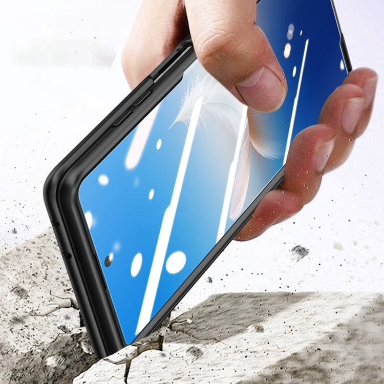 For Honor Magic Vs2 Skin-sensitive Case-film Integral Hinge Shockproof Phone Case(Black) - Honor Cases by PMC TechLife | Online Shopping South Africa | PMC TechLife | Buy Now Pay Later Mobicred