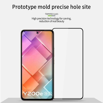 For vivo Y200e MOFI 9H 2.5D Full Screen Tempered Glass Film(Black) - vivo Tempered Glass by MOFI | Online Shopping South Africa | PMC Jewellery