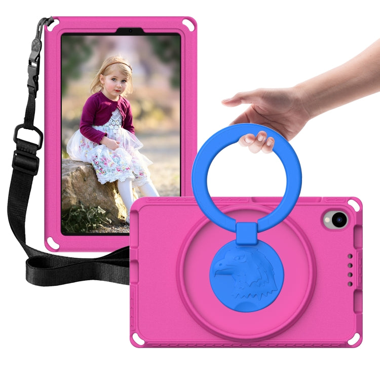 For TCL Tab 8 LE / WiFi 2023 EVA Hybrid PC Shockproof Tablet Case with Frame(Rose Red) - Others by PMC TechLife | Online Shopping South Africa | PMC TechLife | Buy Now Pay Later Mobicred