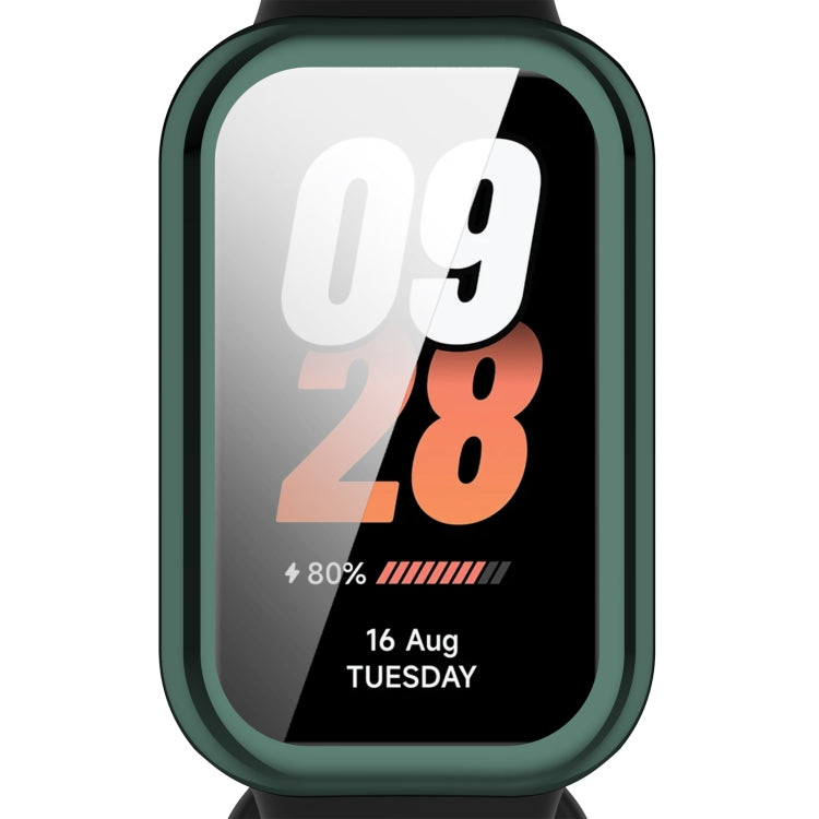 For Xiaomi Smart Band 8 Active Full Package TPU Electroplated Watch Protective Case(Green) - Watch Cases by PMC TechLife | Online Shopping South Africa | PMC TechLife | Buy Now Pay Later Mobicred