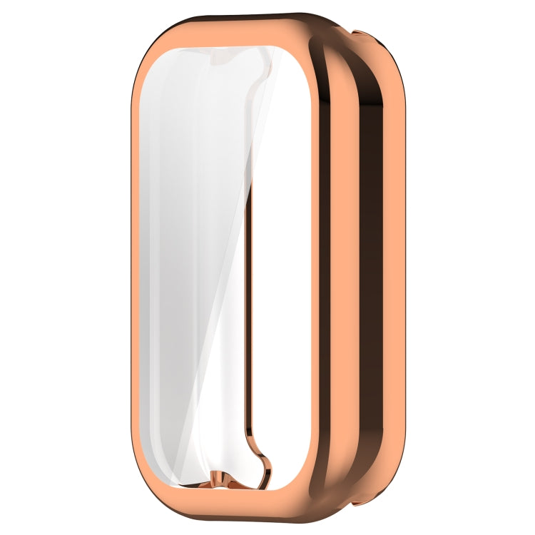 For Xiaomi Smart Band 8 Active Full Package TPU Electroplated Watch Protective Case(Rose Gold) - Watch Cases by PMC TechLife | Online Shopping South Africa | PMC TechLife | Buy Now Pay Later Mobicred