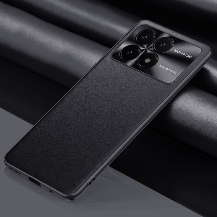 For Xiaomi Redmi K70 Pro Plain-leather All-inclusive Shockproof Phone Case(Black) - free shipping - PMC Jewellery - Order now!