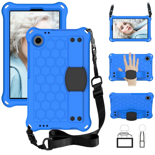 For Alcatel Joy Tab2 2020 / 3T 8.0 Honeycomb EVA Hybrid PC Tablet Case with Strap(Blue+Black) - Others by PMC Jewellery | Online Shopping South Africa | PMC Jewellery | Buy Now Pay Later Mobicred