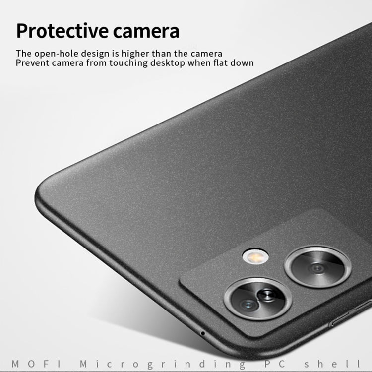 For OPPO A2 / A79 5G MOFI Fandun Series Frosted PC Ultra-thin All-inclusive Phone Case(Black) - OPPO Cases by MOFI | Online Shopping South Africa | PMC Jewellery
