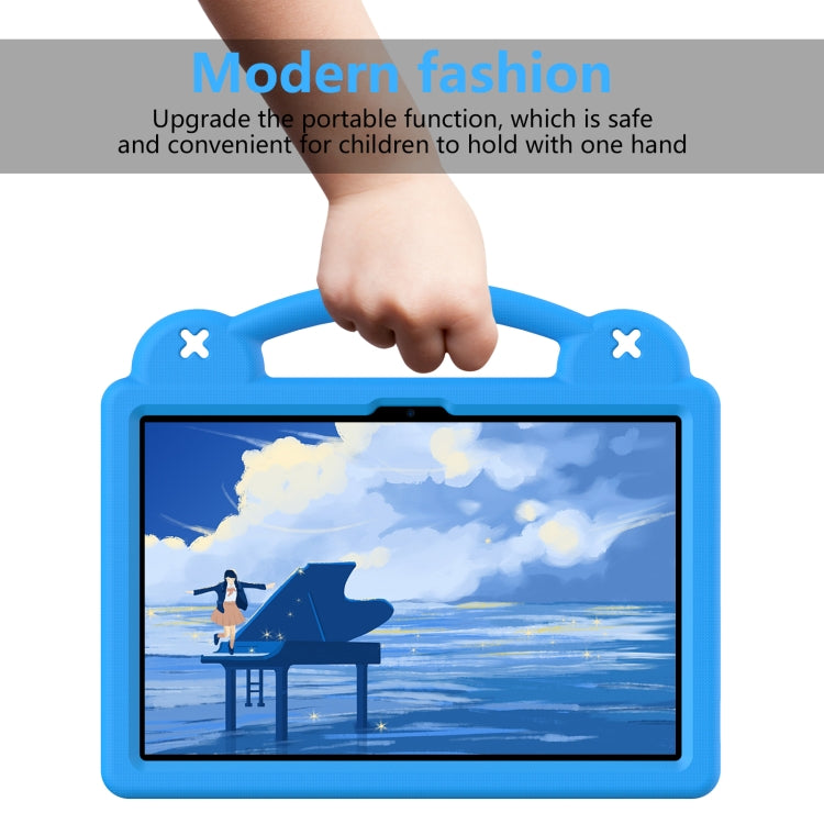 For Lenovo Tab M11 / Xiaoxin Pad 2024 Handle Kickstand Children EVA Shockproof Tablet Case(Sky Blue) - Lenovo by PMC Jewellery | Online Shopping South Africa | PMC Jewellery | Buy Now Pay Later Mobicred