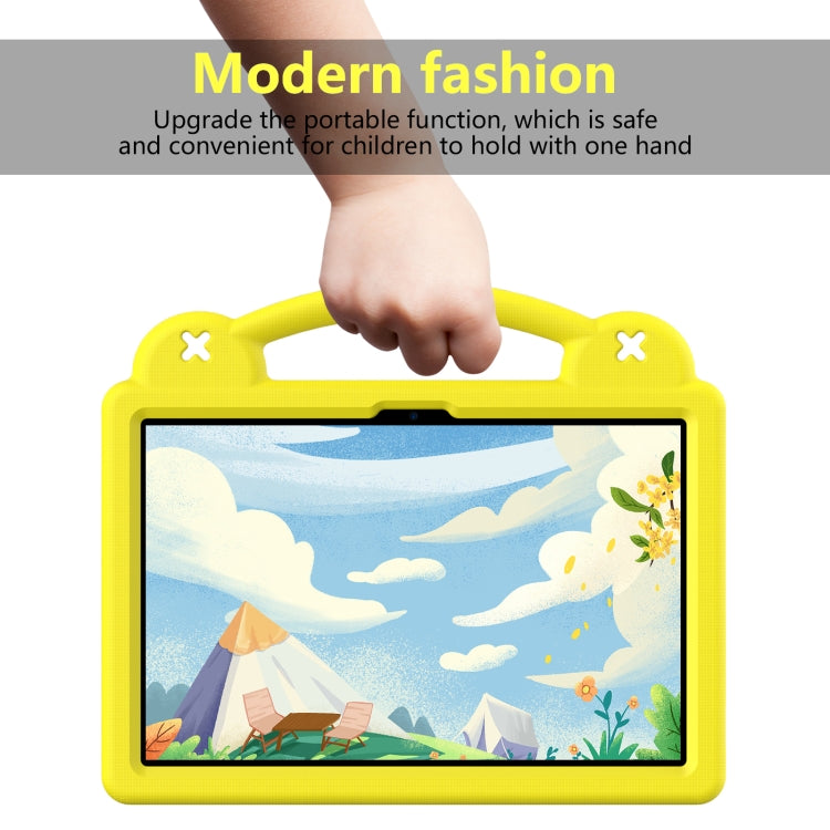 For Lenovo P11 Plus J607F / Xiaoxin Pad 11 Handle Kickstand Children EVA Shockproof Tablet Case(Yellow) - Lenovo by PMC TechLife | Online Shopping South Africa | PMC TechLife | Buy Now Pay Later Mobicred