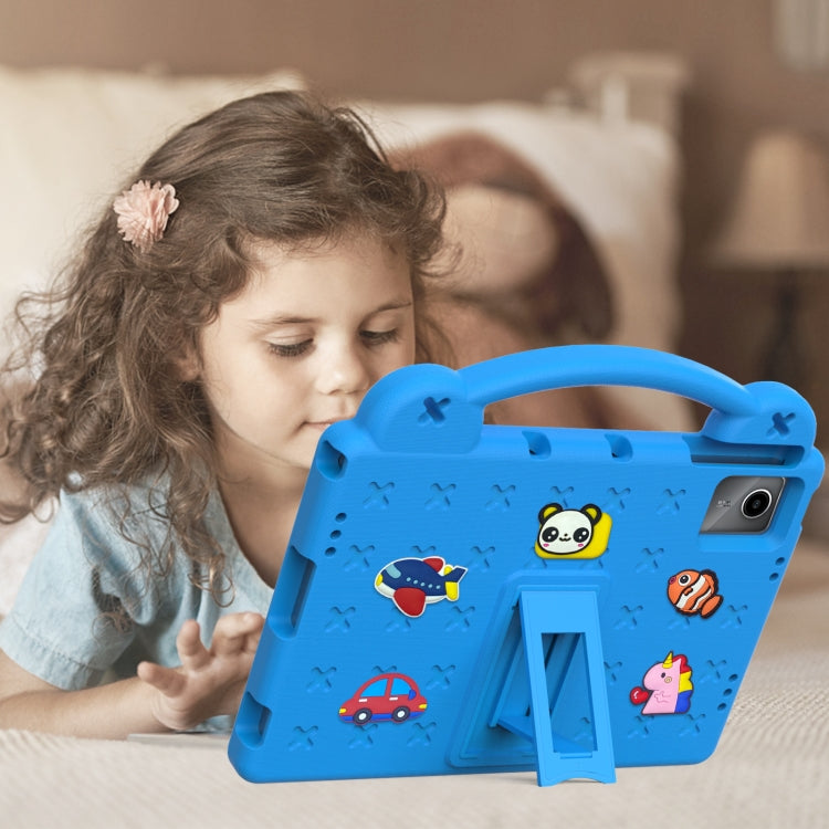 For TCL Nxt Pader 11 2023 Handle Kickstand Children EVA Shockproof Tablet Case(Sky Blue) - Others by PMC TechLife | Online Shopping South Africa | PMC TechLife | Buy Now Pay Later Mobicred