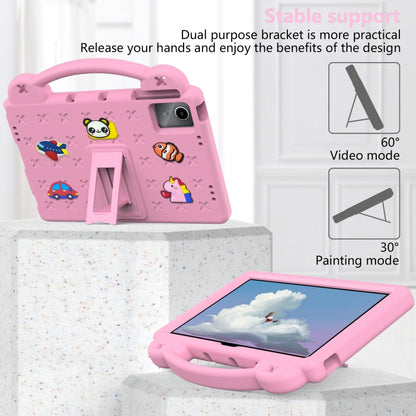 For DOOGEE T30 Pro 11 2023 Handle Kickstand Children EVA Shockproof Tablet Case(Pink) - Others by PMC Jewellery | Online Shopping South Africa | PMC Jewellery | Buy Now Pay Later Mobicred