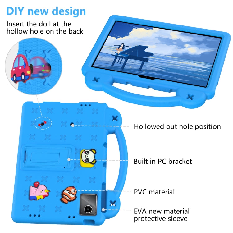 For Huawei MatePad SE 11 2024 Handle Kickstand Children EVA Shockproof Tablet Case(Sky Blue) - Huawei by PMC Jewellery | Online Shopping South Africa | PMC Jewellery | Buy Now Pay Later Mobicred