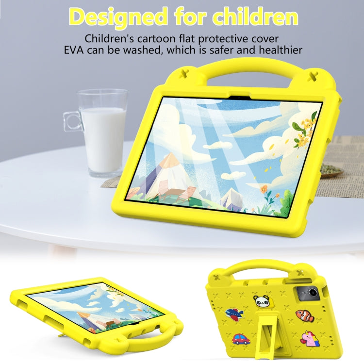 For Onn Tbspg 100110027 2023 Handle Kickstand Children EVA Shockproof Tablet Case(Yellow) - Others by PMC TechLife | Online Shopping South Africa | PMC TechLife | Buy Now Pay Later Mobicred