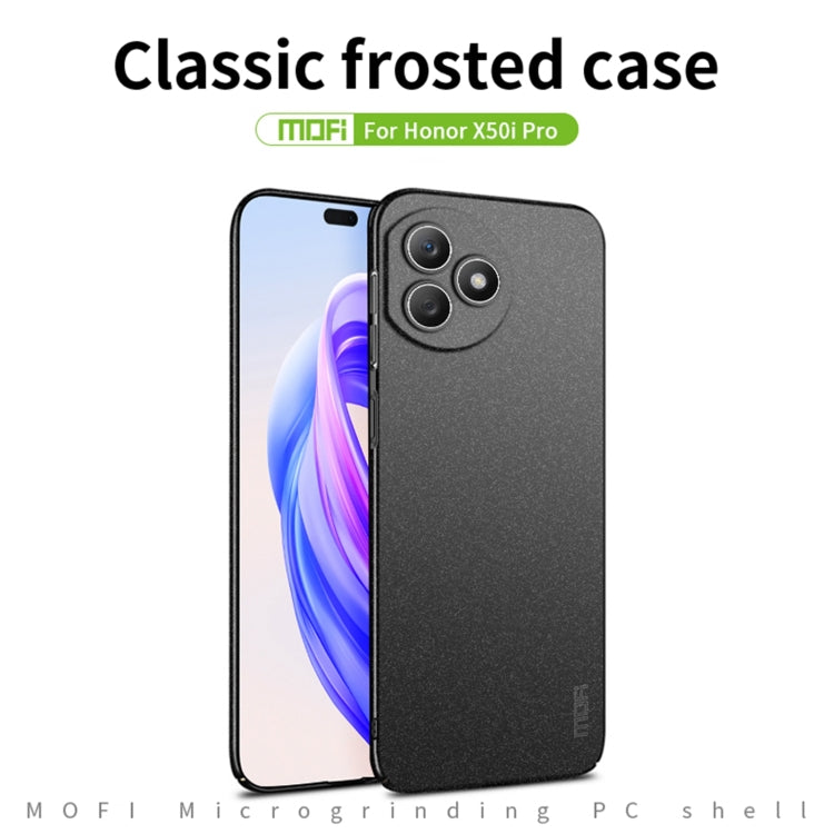 For Honor X50i+ / X50i Pro MOFI Fandun Series Frosted PC Ultra-thin All-inclusive Phone Case(Red) - Honor Cases by MOFI | Online Shopping South Africa | PMC Jewellery