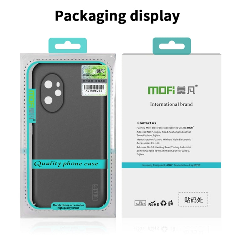 For Honor Magic6 Ultimate MOFI Fandun Series Frosted PC Ultra-thin All-inclusive Phone Case(Green) - Honor Cases by MOFI | Online Shopping South Africa | PMC Jewellery | Buy Now Pay Later Mobicred