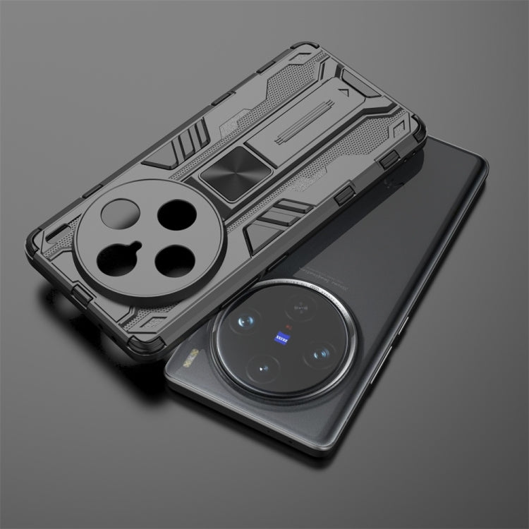 For vivo X100 Pro Supersonic Armor PC Hybrid TPU Phone Case(Silver) - vivo Tempered Glass by imak | Online Shopping South Africa | PMC TechLife | Buy Now Pay Later Mobicred