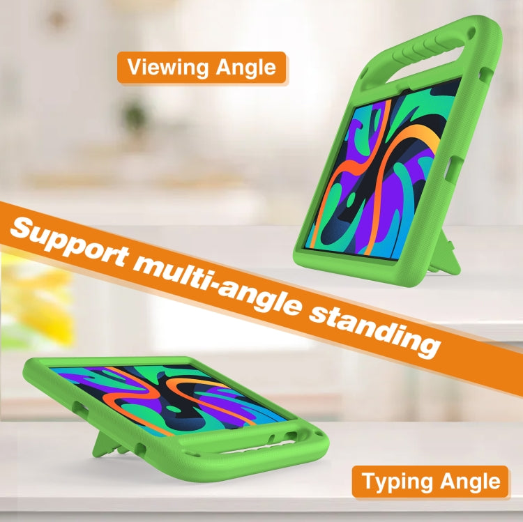 For Lenovo Tab  P12 / Xiaoxin Pad Pro 12.7 Handle EVA Shockproof Tablet Case with Holder(Green) - Lenovo by PMC Jewellery | Online Shopping South Africa | PMC Jewellery | Buy Now Pay Later Mobicred