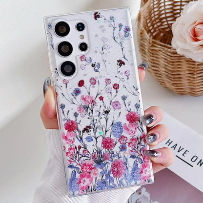 For Samsung Galaxy S22 Ultra 5G Spring Garden Epoxy TPU Phone Case(F02 Spring Garden) - Galaxy S22 Ultra 5G Cases by PMC Jewellery | Online Shopping South Africa | PMC Jewellery