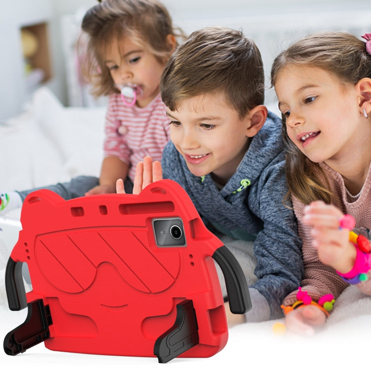 For Lenovo Xiaoxin Pad 2024/Tab M11 Ice Baby EVA Shockproof Hard PC Tablet Case(Rose Red+Black) - Lenovo by PMC Jewellery | Online Shopping South Africa | PMC Jewellery | Buy Now Pay Later Mobicred
