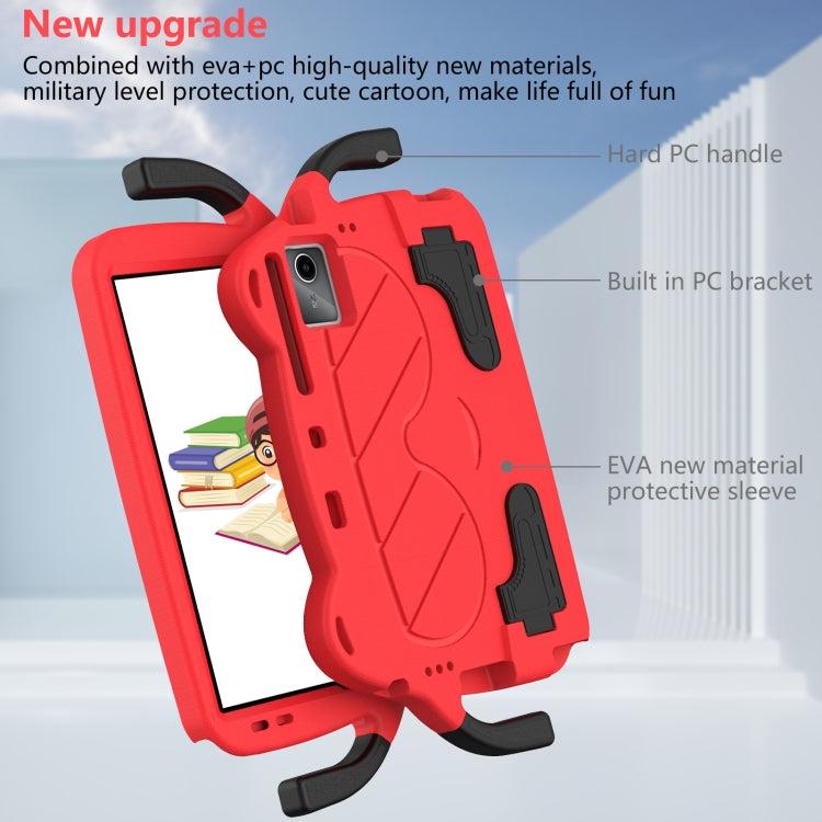 For DOOGEE T30 Pro 11 2023 Ice Baby EVA Shockproof Hard PC Tablet Case(Rose Red+Black) - Others by PMC TechLife | Online Shopping South Africa | PMC TechLife | Buy Now Pay Later Mobicred