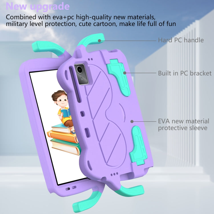 For DOOGEE T30 Pro 11 2023 Ice Baby EVA Shockproof Hard PC Tablet Case(Light Purple+Mint Green) - Others by PMC Jewellery | Online Shopping South Africa | PMC Jewellery | Buy Now Pay Later Mobicred