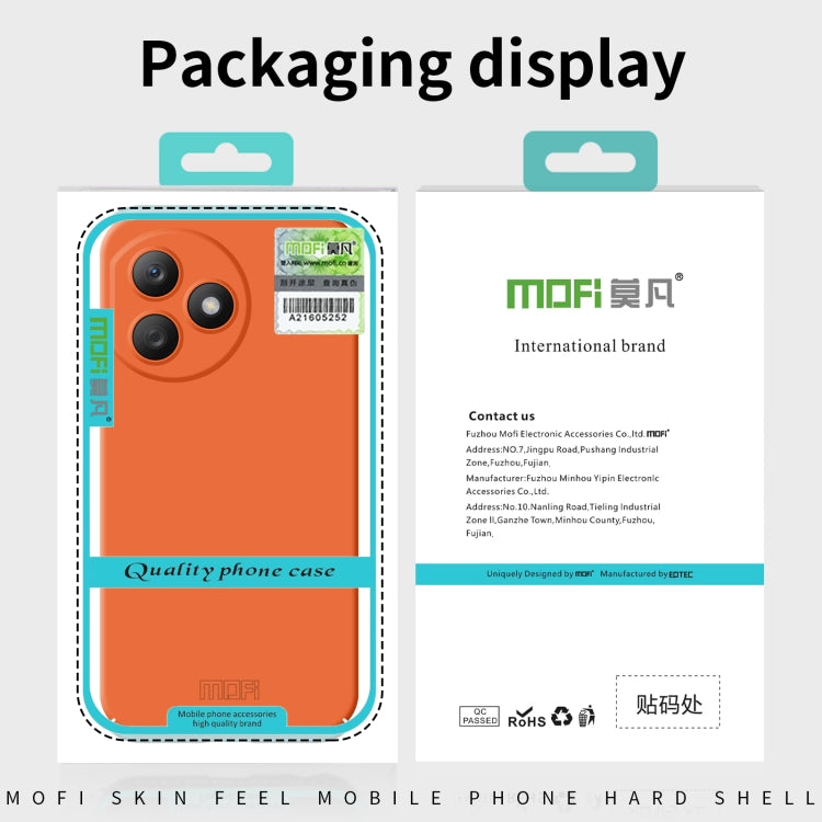 For Honor Magic6 Pro MOFI Qin Series Skin Feel All-inclusive PC Phone Case(Orange) - Honor Cases by MOFI | Online Shopping South Africa | PMC Jewellery