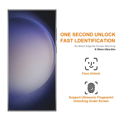 For Samsung Galaxy S24 Ultra 5G ENKAY 0.18mm High Aluminum-silicon Tempered Glass Film, Support Ultrasonic Fingerprint Unclock - Galaxy S24 Ultra 5G Tempered Glass by ENKAY | Online Shopping South Africa | PMC Jewellery | Buy Now Pay Later Mobicred