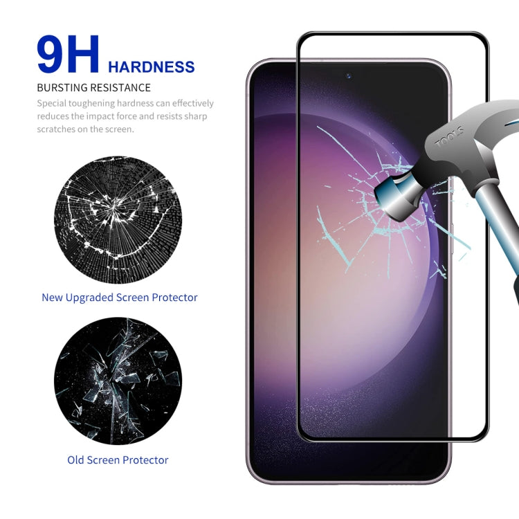 For Samsung Galaxy S24+ 5G 2pcs ENKAY Hat-Prince 0.18mm High Aluminum-silicon Tempered Glass Film, Support Ultrasonic Fingerprint Unclock - Galaxy S24+ 5G Tempered Glass by ENKAY | Online Shopping South Africa | PMC Jewellery | Buy Now Pay Later Mobicred