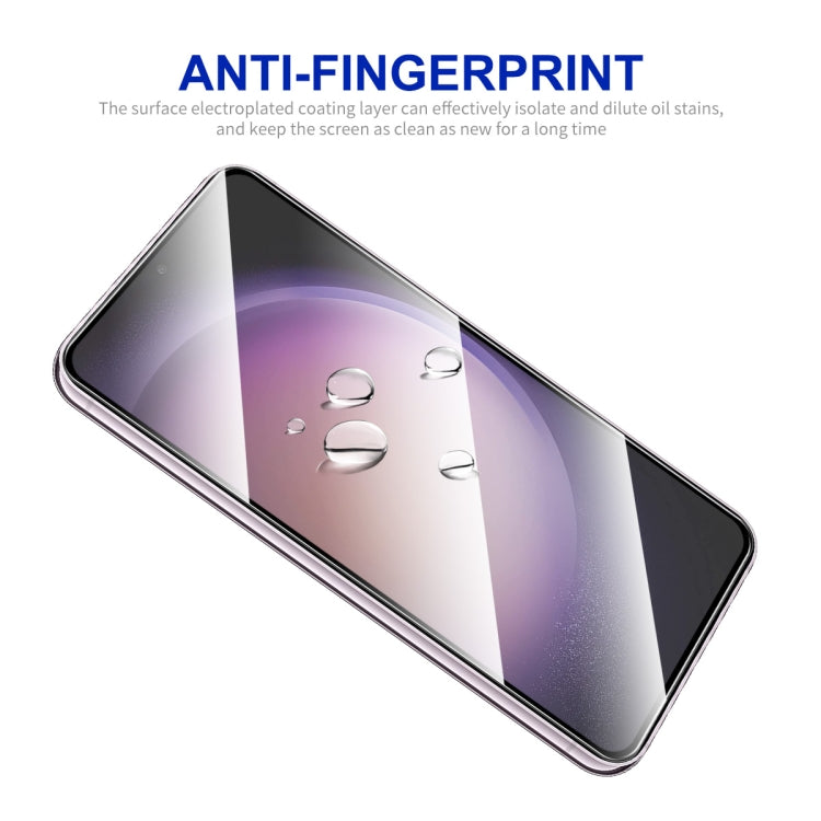 For Samsung Galaxy S24 5G 5pcs ENKAY Hat-Prince 0.18mm High Aluminum-silicon Tempered Glass Film, Support Ultrasonic Fingerprint Unclock - Galaxy S24 5G Tempered Glass by ENKAY | Online Shopping South Africa | PMC Jewellery | Buy Now Pay Later Mobicred