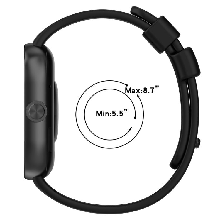 For Redmi Watch 4 Solid Color Silicone Sports Watch Band(Dark Green) - Watch Bands by PMC TechLife | Online Shopping South Africa | PMC TechLife