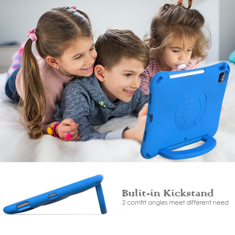 For iPad Pro 11 2024 Handle Football Shaped EVA Shockproof Tablet Case(Blue) - free shipping - PMC TechLife - Order now!
