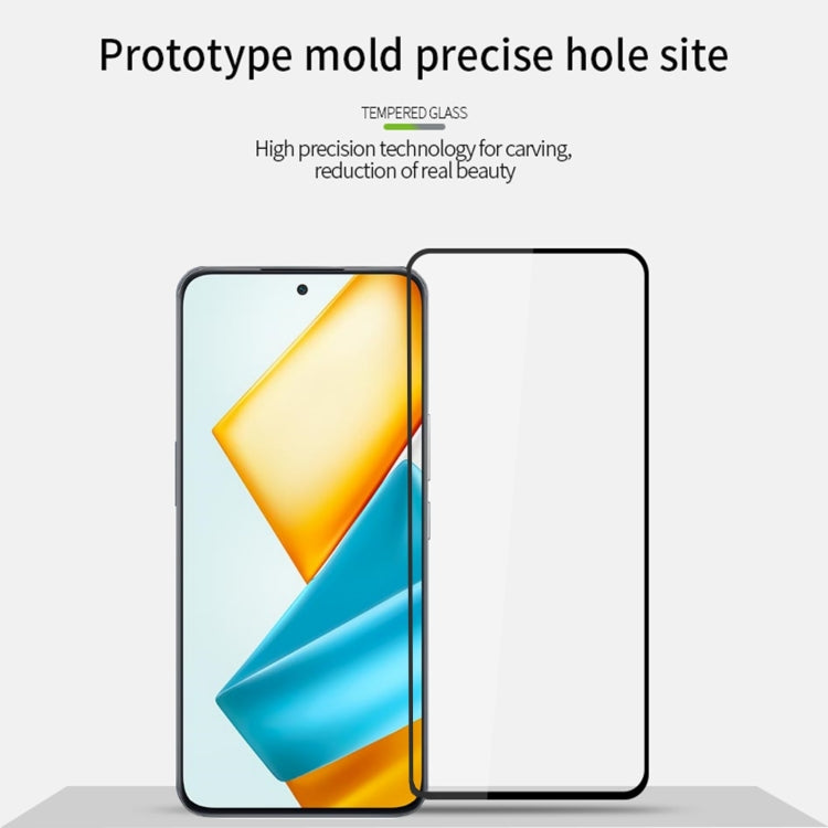 For Honor 90 GT MOFI 9H 2.5D Full Screen Tempered Glass Film(Black) - Honor Tempered Glass by MOFI | Online Shopping South Africa | PMC Jewellery